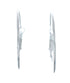 Authentic Sterling Silver Navajo Post Hoop Earrings SN20273